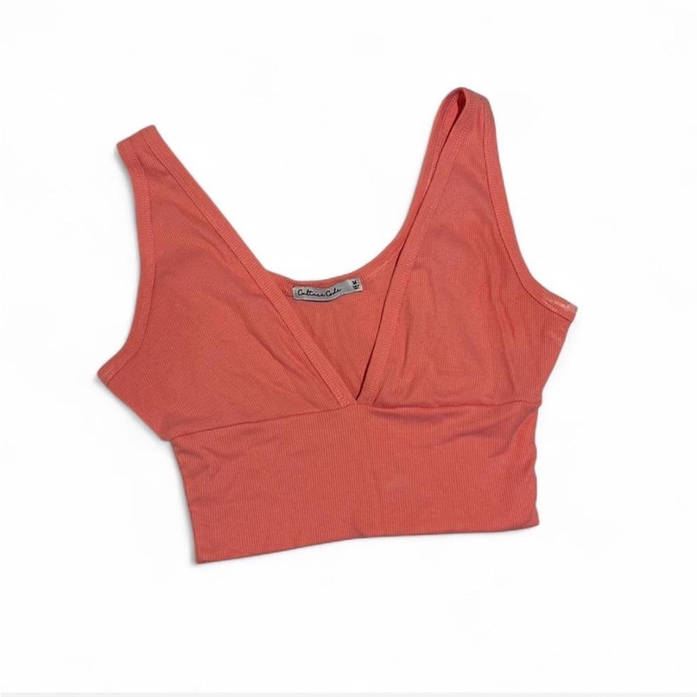 Pink Sleeveless Crop Top